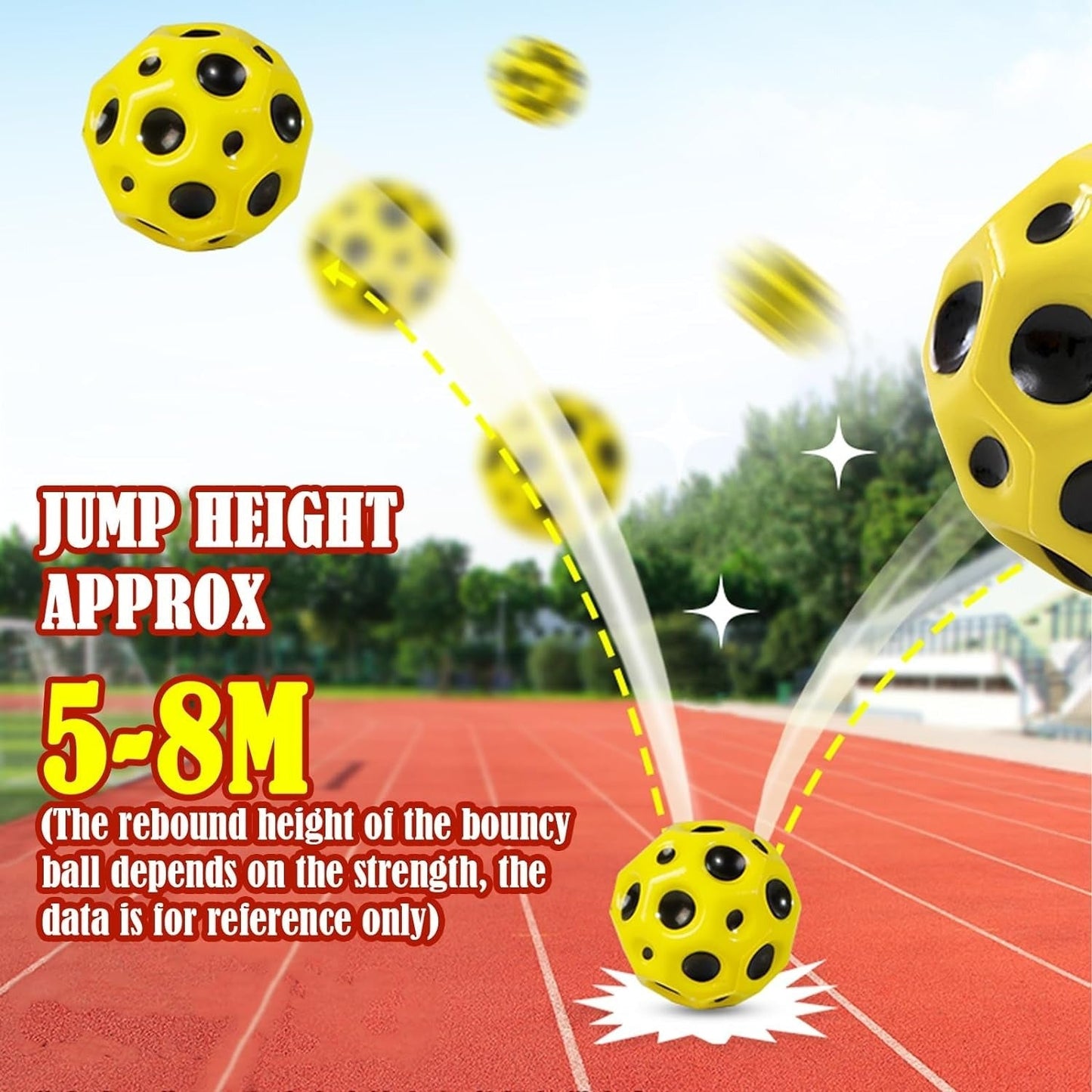 High Bounce Moon Anti Stress Ball (Medium)