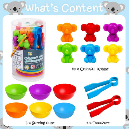 Children Color Classification Counting Toys