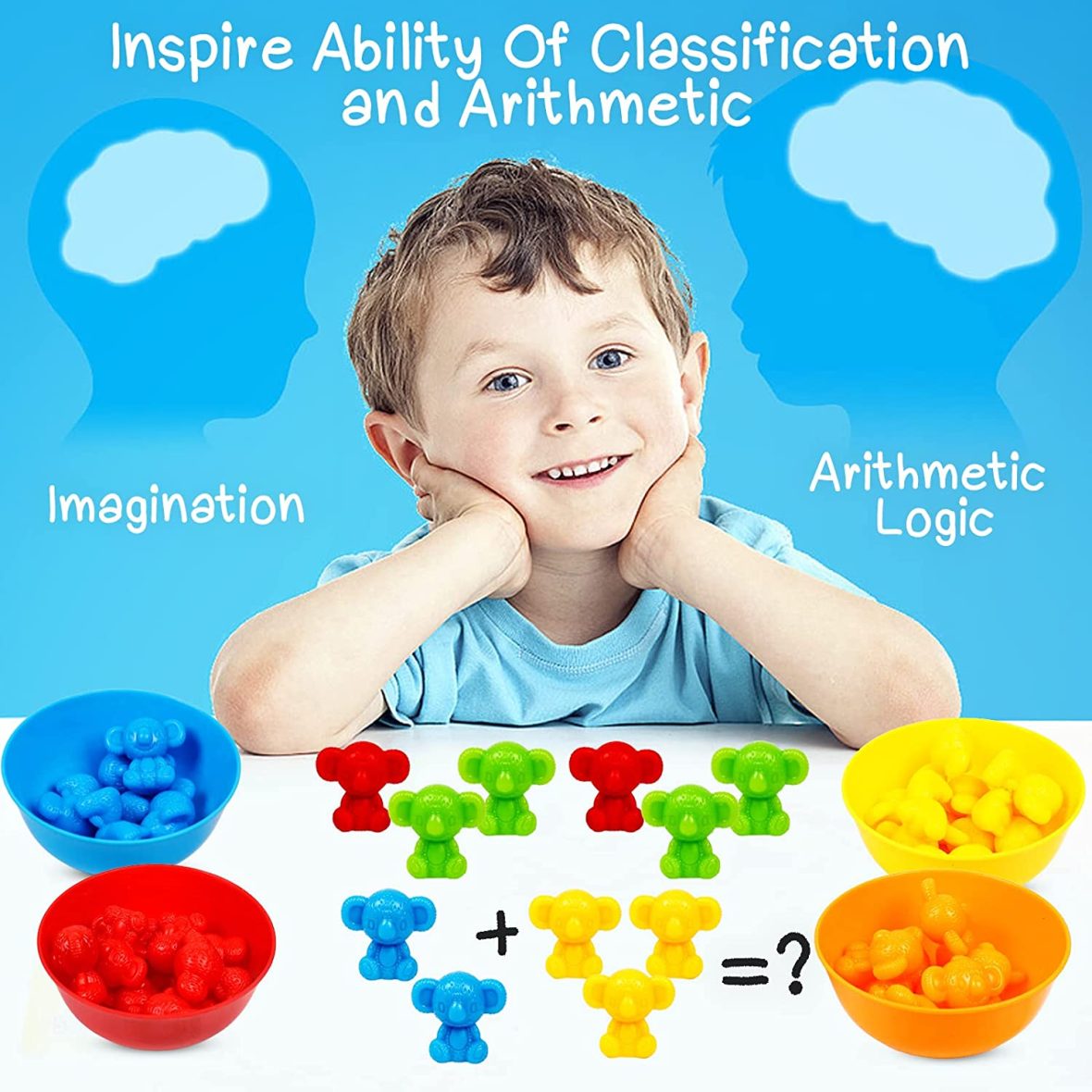 Children Color Classification Counting Toys