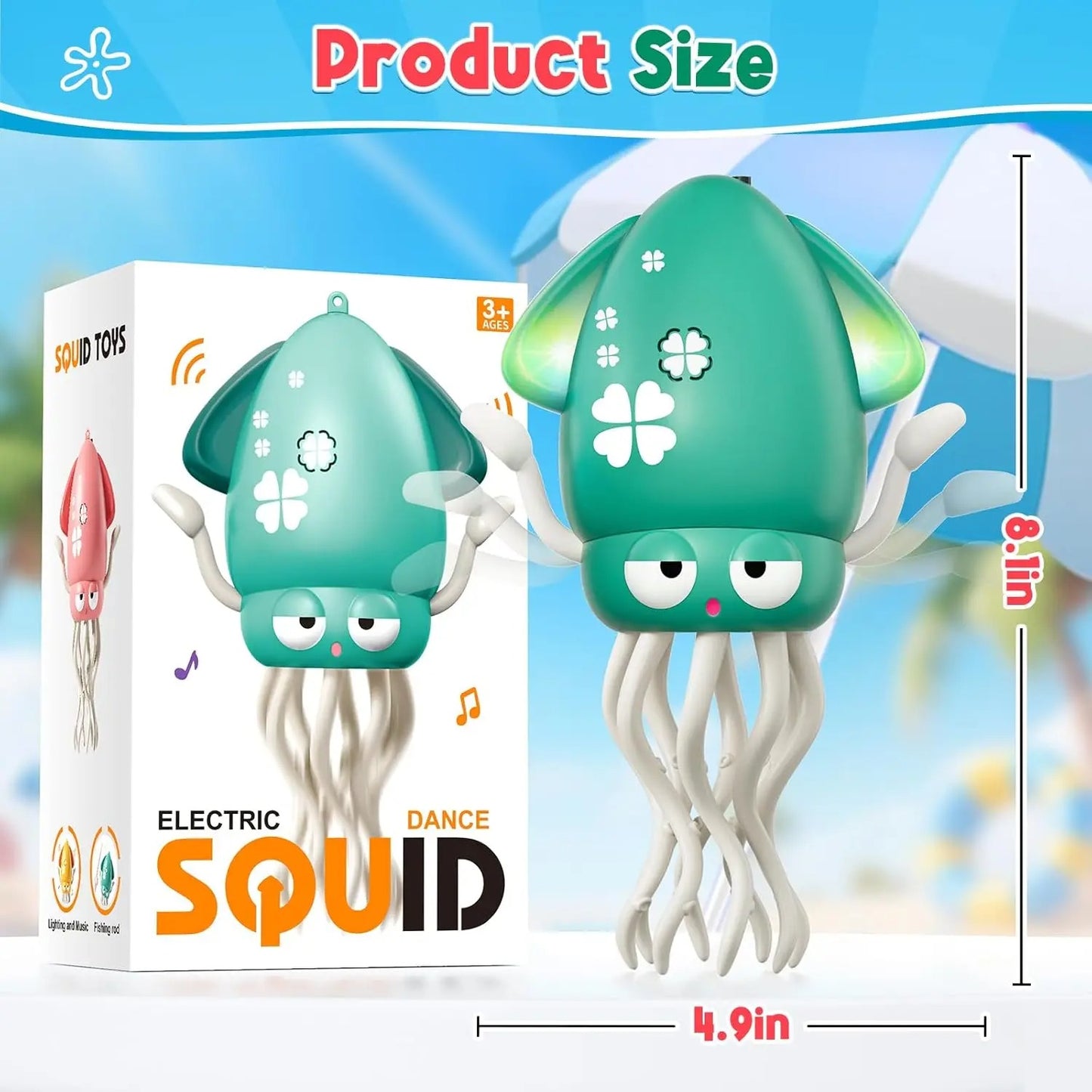 Dancing Squid Toy