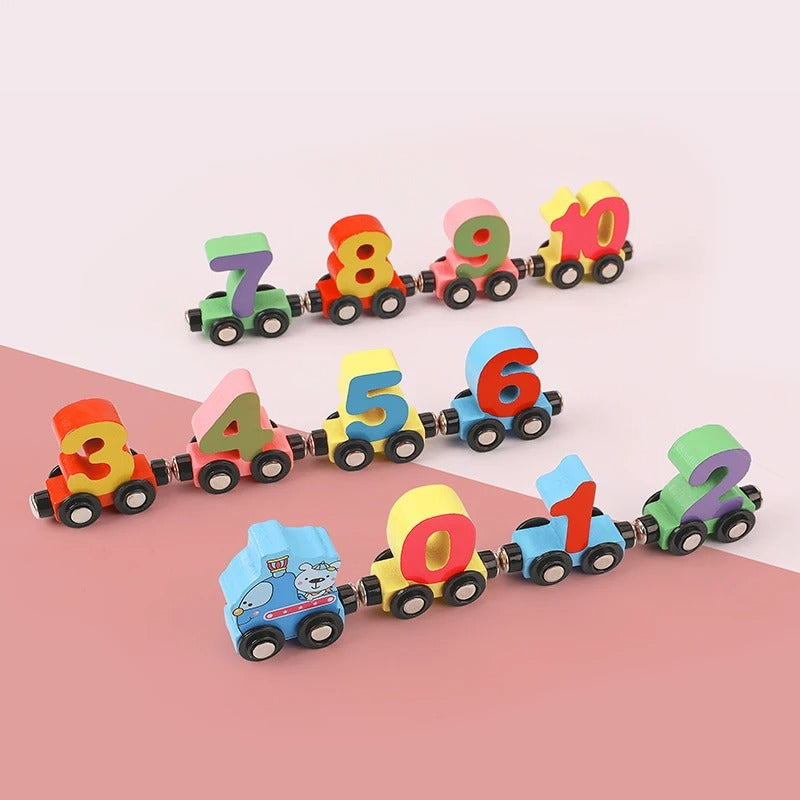 Magnetic Digital Train Toy For Kids