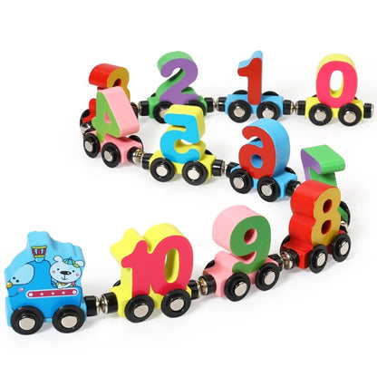 Magnetic Digital Train Toy For Kids