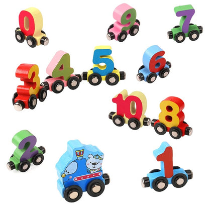 Magnetic Digital Train Toy For Kids